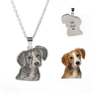 🐾 Personalized Pet Necklace & Keychain