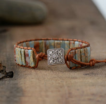 Load image into Gallery viewer, NATURAL JASPER, AGATE STONE SINGLE COLOUR BRACELET